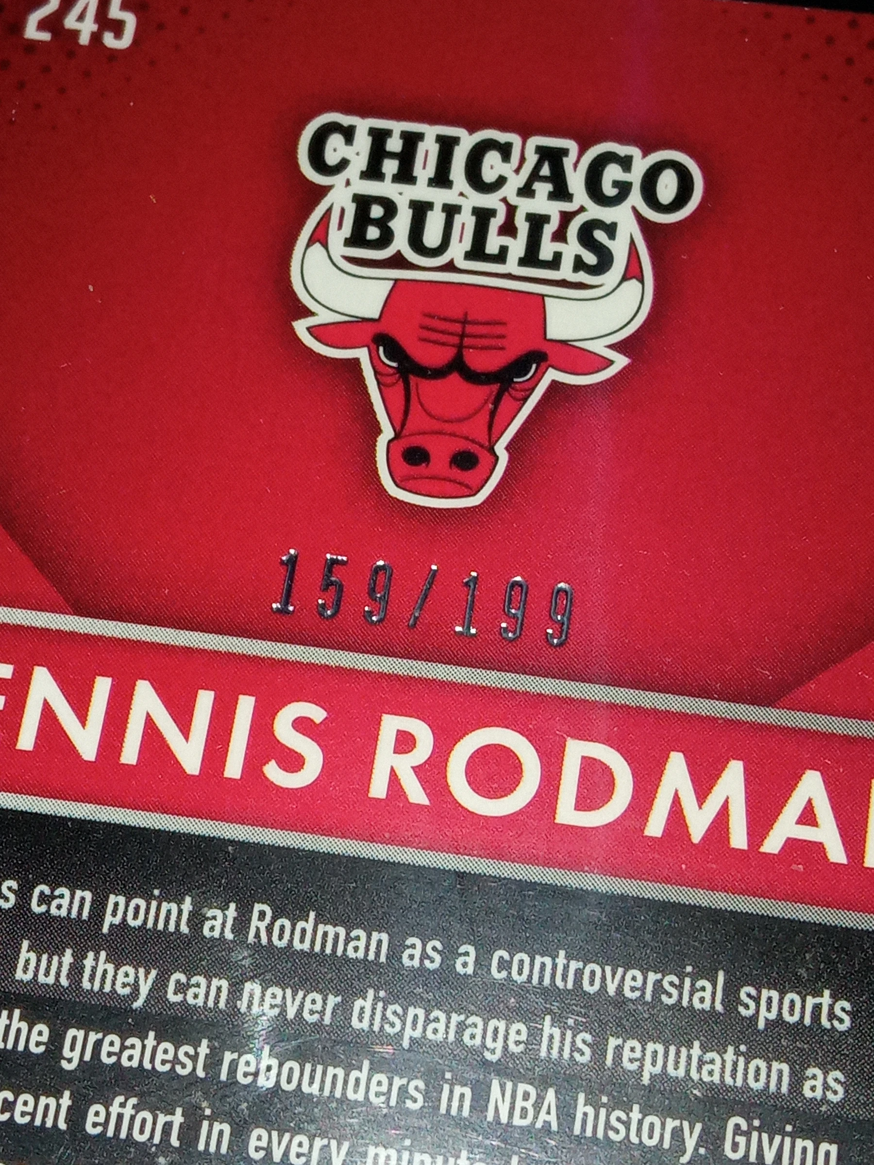 Dennis Rodman 2015-16 Panini Prizm Light Blue #245 /199 – photo 2